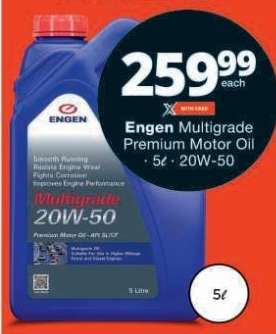 Engen Multigrade Premium Motor Oil