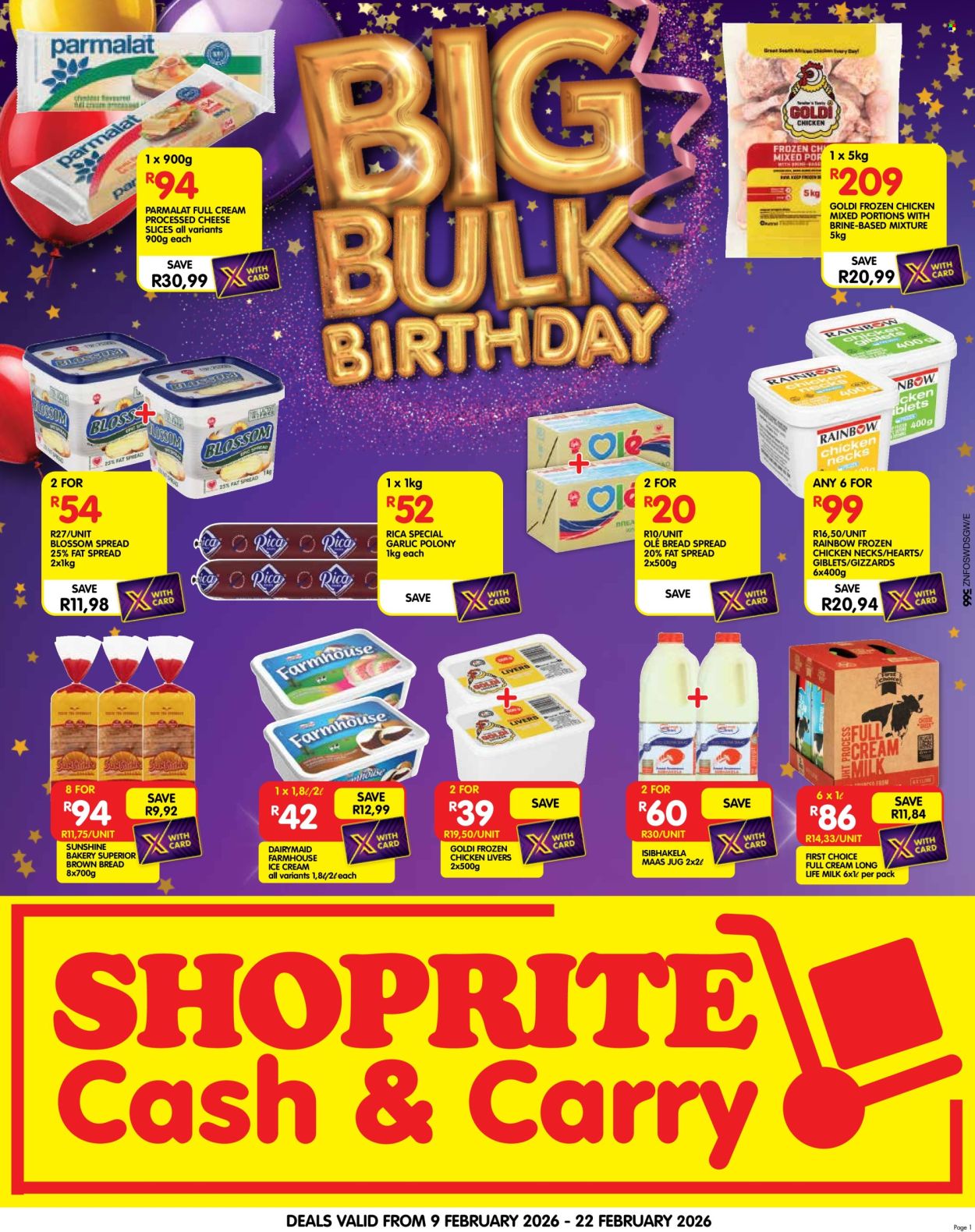 Shoprite specials - 09/02/2026 - 22/02/2026. Page 1