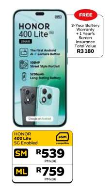 HONOR 400 Lite 5G Enabled