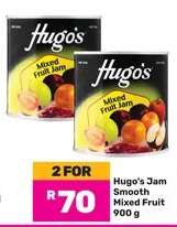 Hugo's Jam Smooth Mixed Fruit 900 g