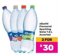 aQuellé Flavoured Sparkling Water 1.5 L Assorted