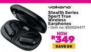 Volkano Stealth Series Sport True Wireless Earphones