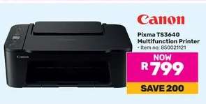 Canon Pixma TS3640 Multifunction Printer