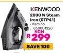 KENWOOD 2000 W Steam Iron (STP41)