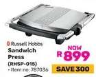 Russell Hobbs Sandwich Press