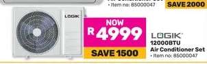 Logik 12000BTU Air Conditioner Set