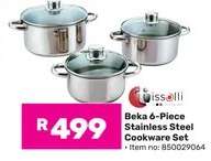 Beka 6-Piece Stainless Steel Cookware Set