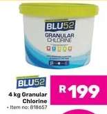 BLU52 4 kg Granular Chlorine