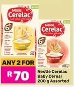 Nestlé Cerelac Baby Cereal 200 g Assorted
