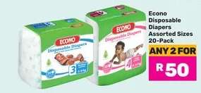 Econo Disposable Diapers