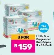 Little One Fragranced Baby Wipes