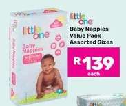 Little One Baby Nappies Value Pack