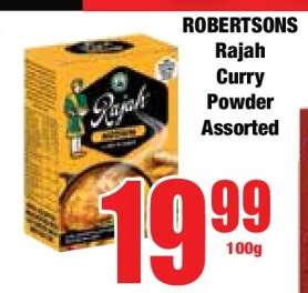 Robertsons Rajah Curry Powder Assorted