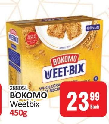 Bokomo Weetbix 450g
