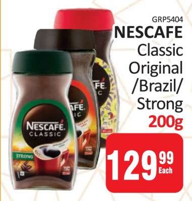 NESCAFE Classic Original/Brazil/Strong
