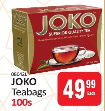 JOKO Teabags 100s