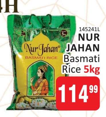 NUR JAHAN Basmati Rice 5kg