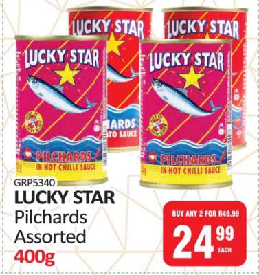 Lucky Star Pilchards Assorted-400g