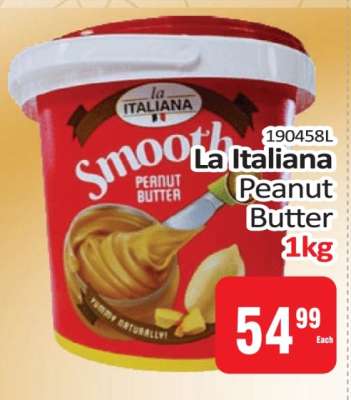 La Italiana Peanut Butter 1kg