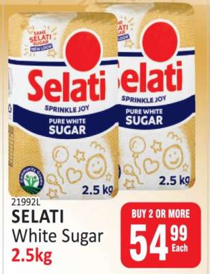 Selati White Sugar-2.5Kg