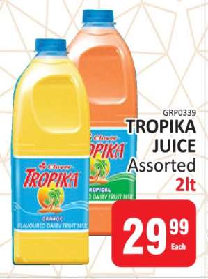 TROPIKA JUICE Assorted