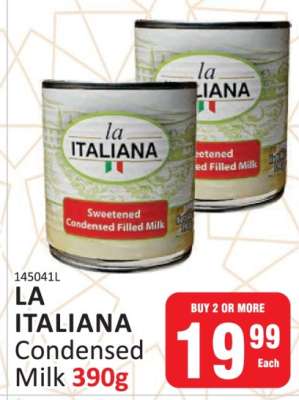 LA ITALIANA Condensed Milk 390g