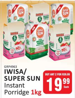 IWISA/SUPER SUN Instant Porridge 1kg