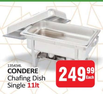 CONDERE Chafing Dish Single 11lt