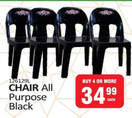 CHAIR All Purpose Black