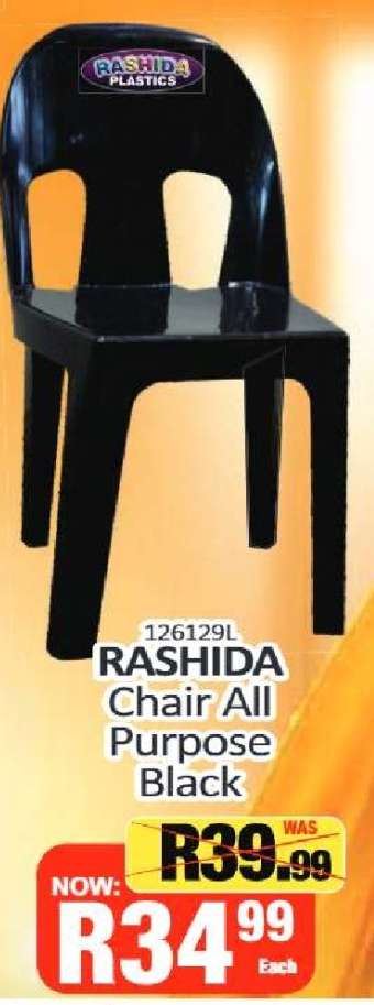RASHIDA CHAIR All Purpose Black