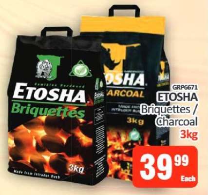 Etosha Briquettes/Charcoal