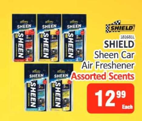 SHIELD Sheen Car Air Freshener