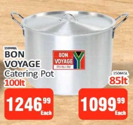 BON VOYAGE Catering Pot 100lt