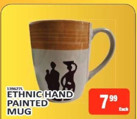 ETHNIC HAND Painted Mug