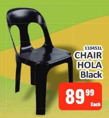 CHAIR HOLA - BLACK