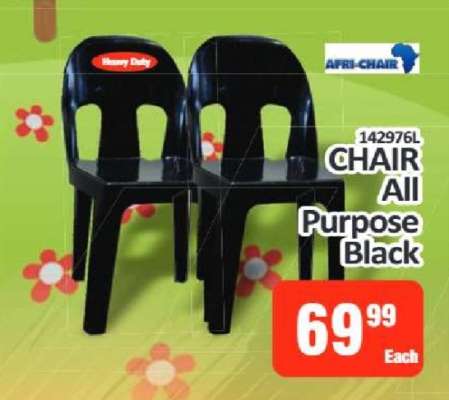 CHAIR All Purpose Black
