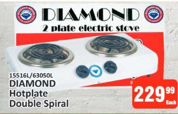 DIAMOND Hotplate Double Spiral