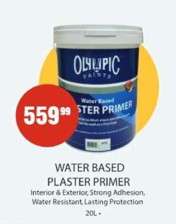 WATER BASED PLASTER PRIMER