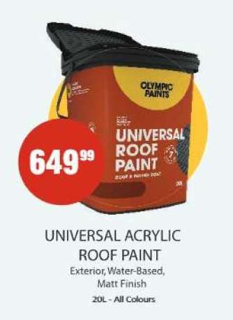 UNIVERSAL Acrylic Roof Paint