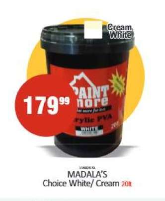 MADALA’S Choice White/Cream 20lt