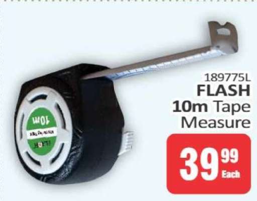 FLASH 10m Tape Measure