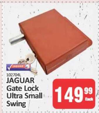 JAGUAR Gate Lock Ultra Small Swing