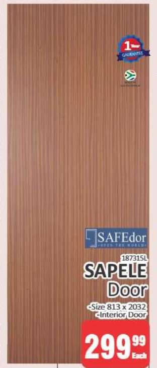SAFEdor SAPELE Door