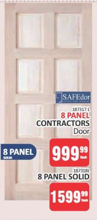 8 PANEL CONTRACTORS Door