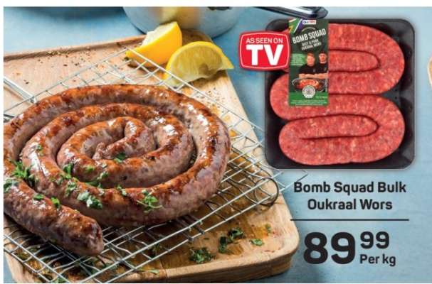 Bomb Squad Bulk Oukraal Wors