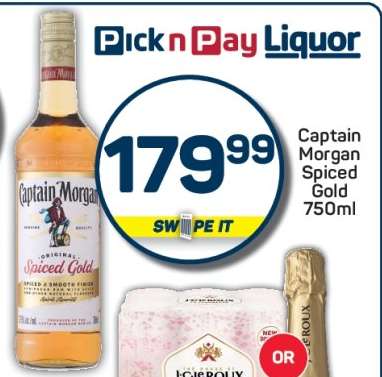 Captain Morgan Spiced Gold 750ml
