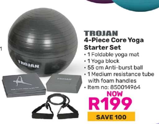 TROJAN 4-Piece Core Yoga Starter Set
