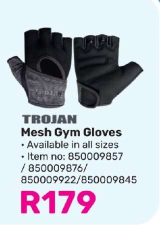 TROJAN Mesh Gym Gloves