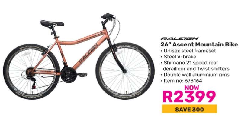 Raleigh 26" Ascent Mountain Bike