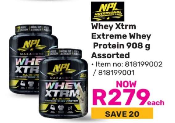 Whey Xtrm Extreme Whey Protein 908 g Assorted